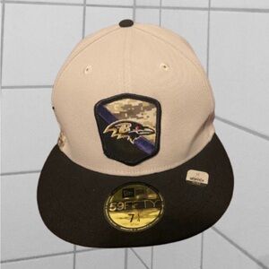 New Era Baltimore Ravens Hat Size 71/4 - NEW